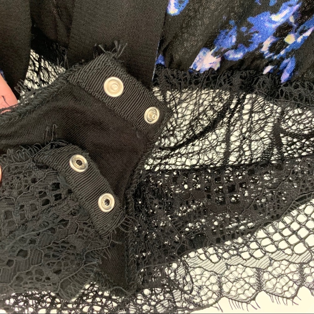 Free People Forties Feel Bell Sleeve Bodysuit S - Picture 11 of 15